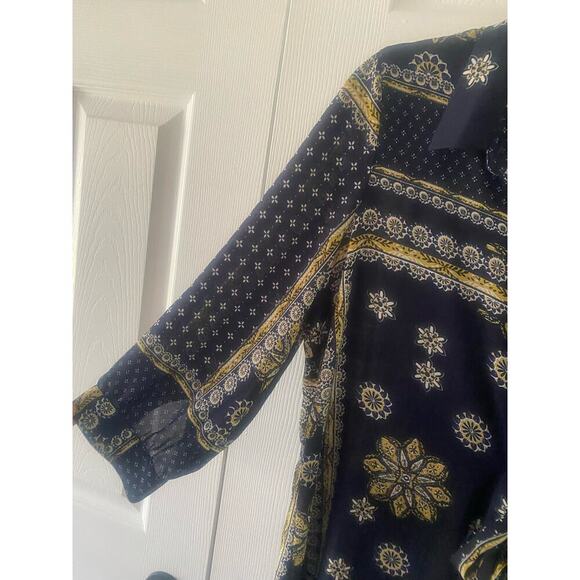 Only ASOS Paisley Button Shirt Dress Size 6 - Picture 8 of 9